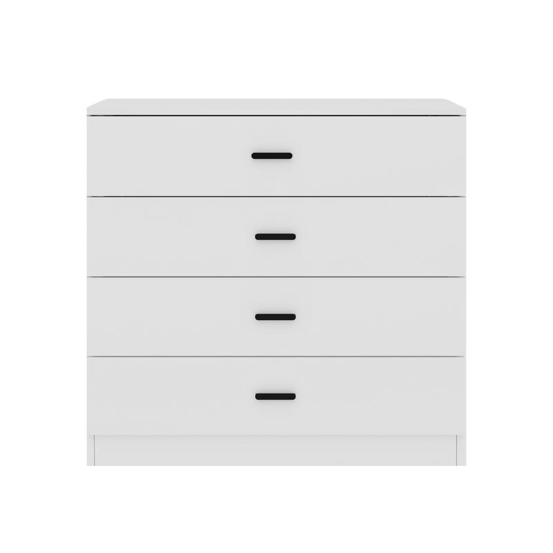 Contemporary White Chest of 4 Drawers For Good Storage 3