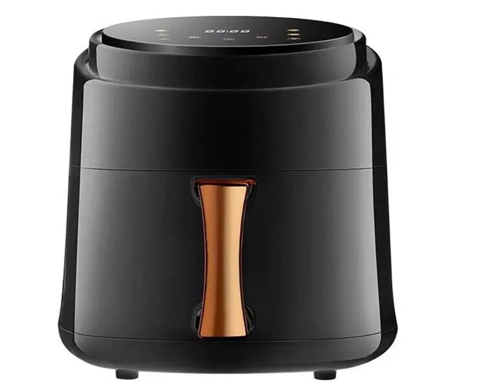 Air Fryers 8L,1400W Compact Air Fryers with Digital Touch Display & 6 Presets, Rapid Air Circulation, Nonstick, Oil Free Healthy Cooking (Black) 8 lair
