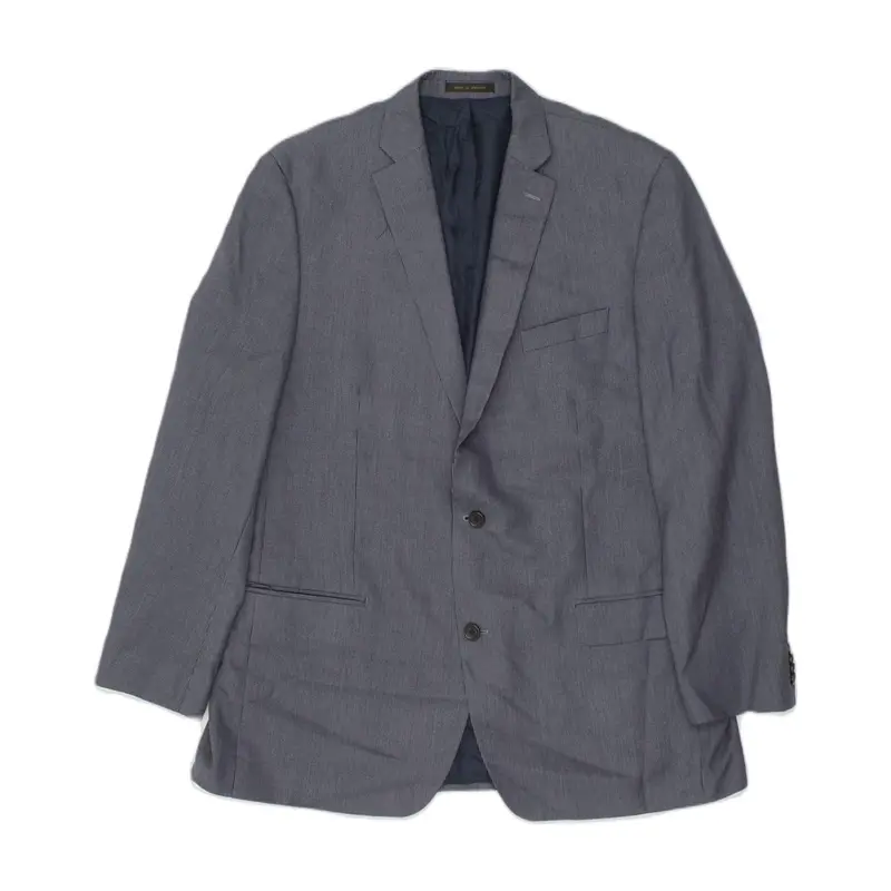 Pre-Owned Vintage MICHAEL KORS Mens Slim Fit 2 Button Blazer Jacket UK 46 3XL Navy Blue 0