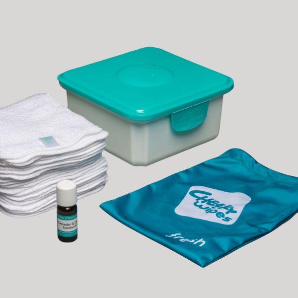 Cheeky Baby Reusable Cloth Pocket Nappies & Wipes Bundle - Super Value 1