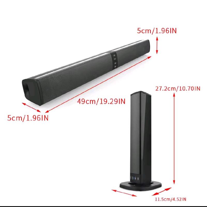 Powerful Soundbar with Subwoofer and Wireless Connectivity for TV, PC and all Audio Devices - Speakers 1