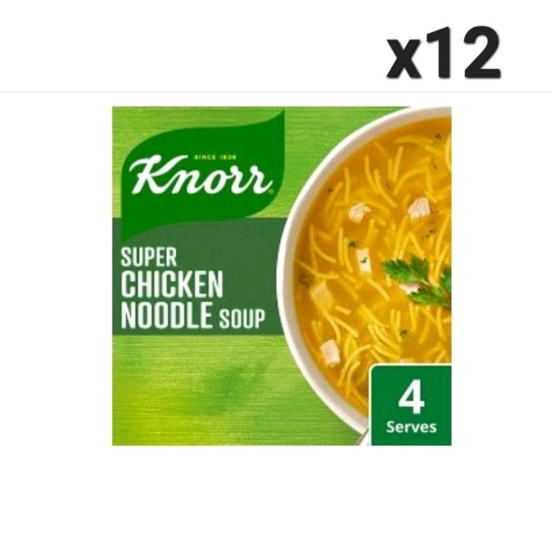 Knorr Super Chicken Noodle Soup Mix - 12 x 51g Packs 0