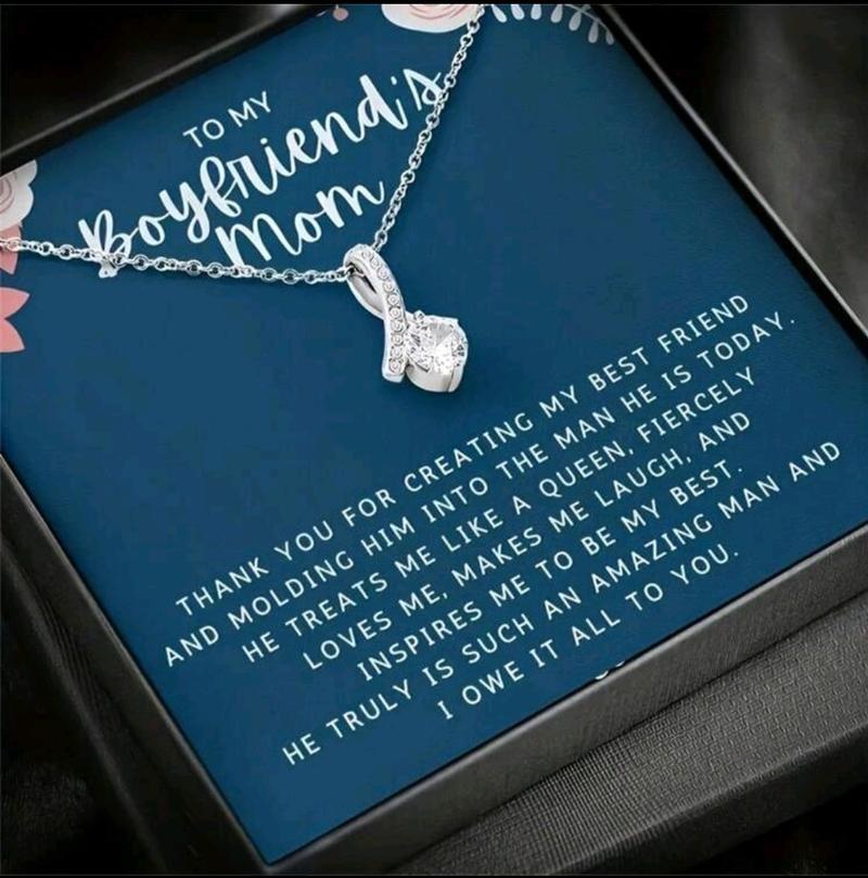 Product Introduction of To My Boyfriend's Mum Necklace - Perfect Gift for Any Occasion high jewelry gemstone cute jewellery zirconia 7