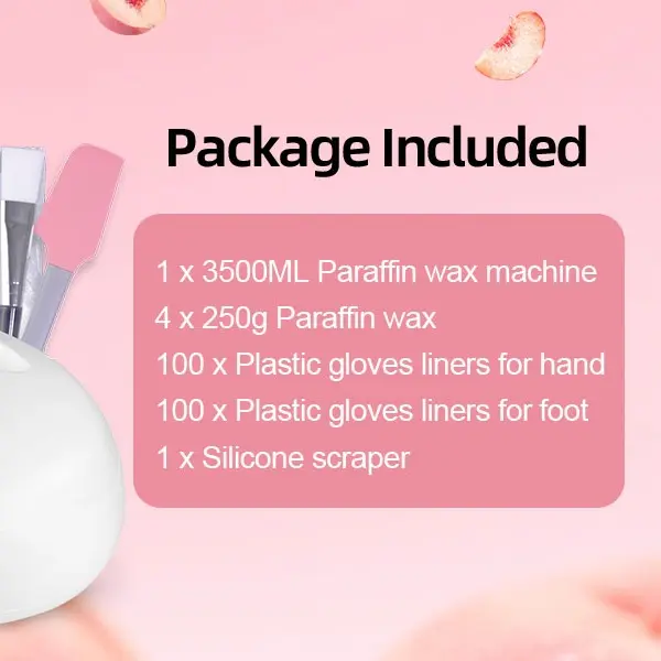 Paraffin Wax Machine 207 pcs for Hand and Feet - Paraffin Wax Bath 3500mL Paraffin Wax Warmer Moisturizing Kit Solid Wax Heater for Hair Removal and Moisturizing Hand Wax Kit with Brush 7