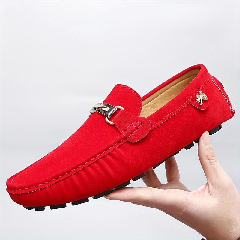Product Introduction of [Soft Sole] Women's Slip-On Loafers |     Soft Sole |     Anti-Skid |     Solid Color Moccasin Flats |     Rubber Sole 1