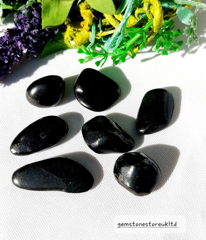 Natural Shungite Crystal - Protective Energy Stone 25-30mm, Shungite Healing Crystals, Purifying, Grounding Energy Stone. 7