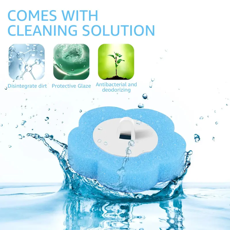 36 Pcs Multi-Colour Toilet Brush Disposable Replacement Head Cleaning Kit 3