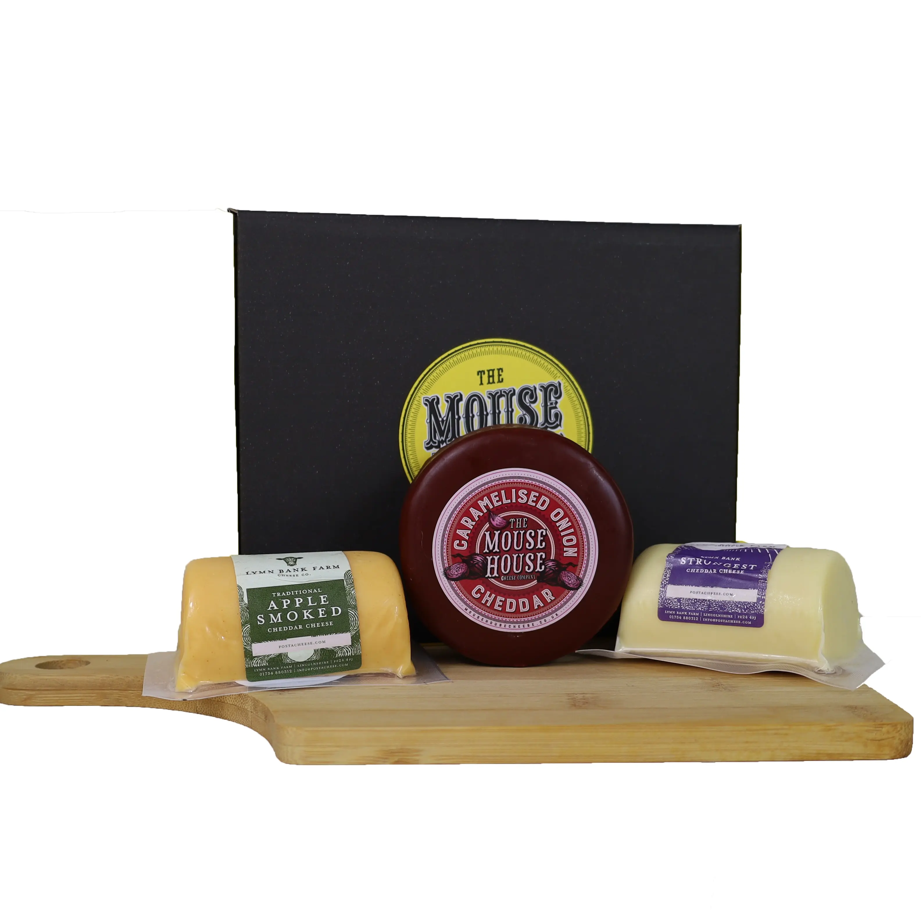 Best Selection of Mouse House Cheeses, 2 x 145g and 1 x 200g Dairy Apple Set Baking