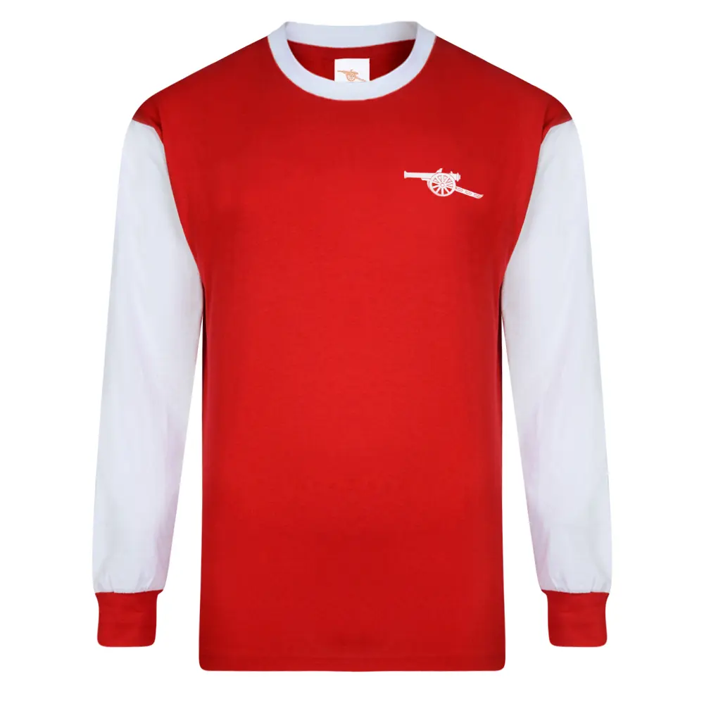 Arsenal 1971 Long Sleeve Retro Football Shirt .