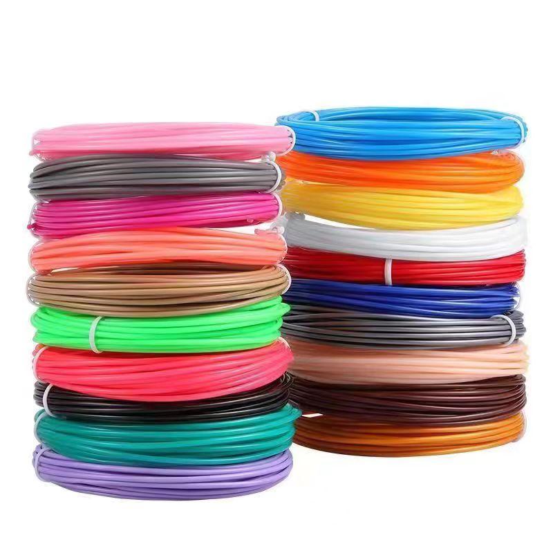 3D Printing Drawing Book and 5 meters/10 colors totaling 50 meters of PLA , Reusable Colorful 40 Patterns Thick Paper Template with a Clear Plate, Painting Graffiti Template for 3D Pen Kids DIY Gift posca pens 8