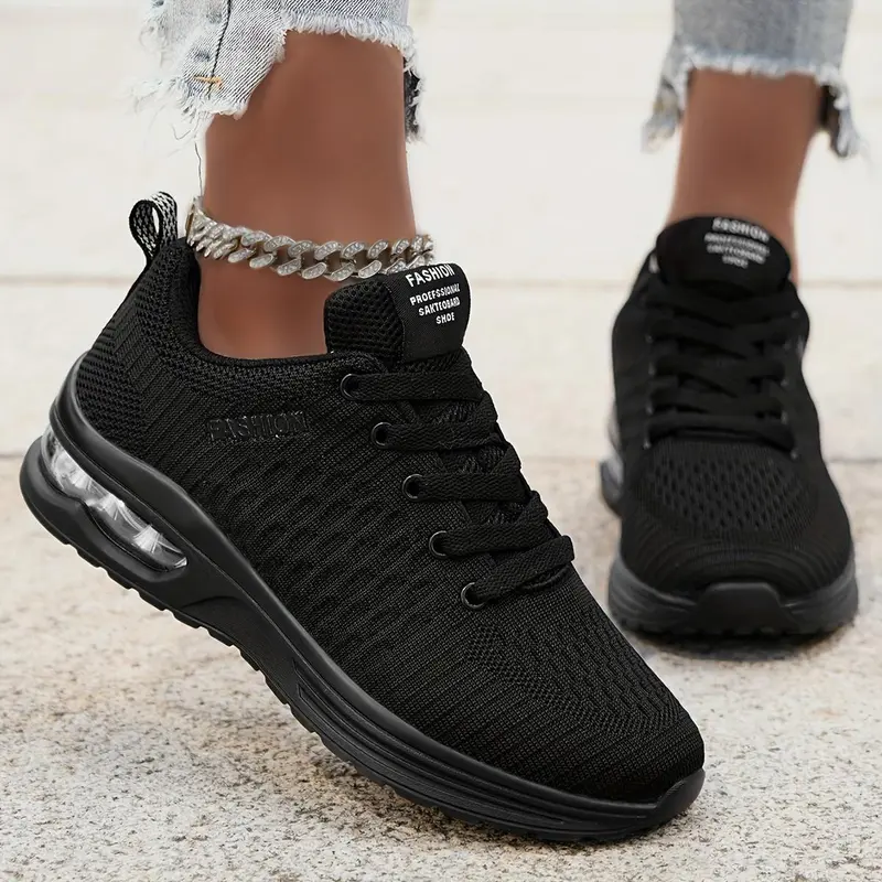 Women's Mesh Breathable And Shockproof Air Cushion Sports Shoes, Lightweight Non-slip Travel Shoes 5