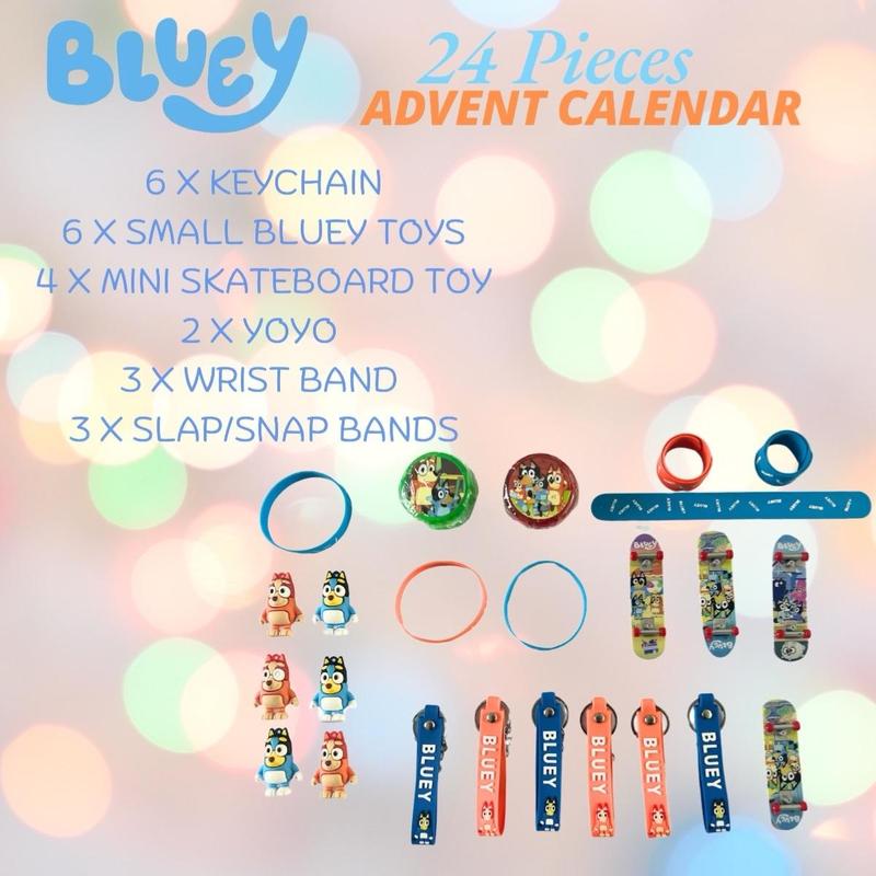 Christmas Advent Calendar 24 Pcs Toy Surprise Gift Box Cute Cartoon Anime Figural Model Gift Children's Holiday Gift Game Collectible 4