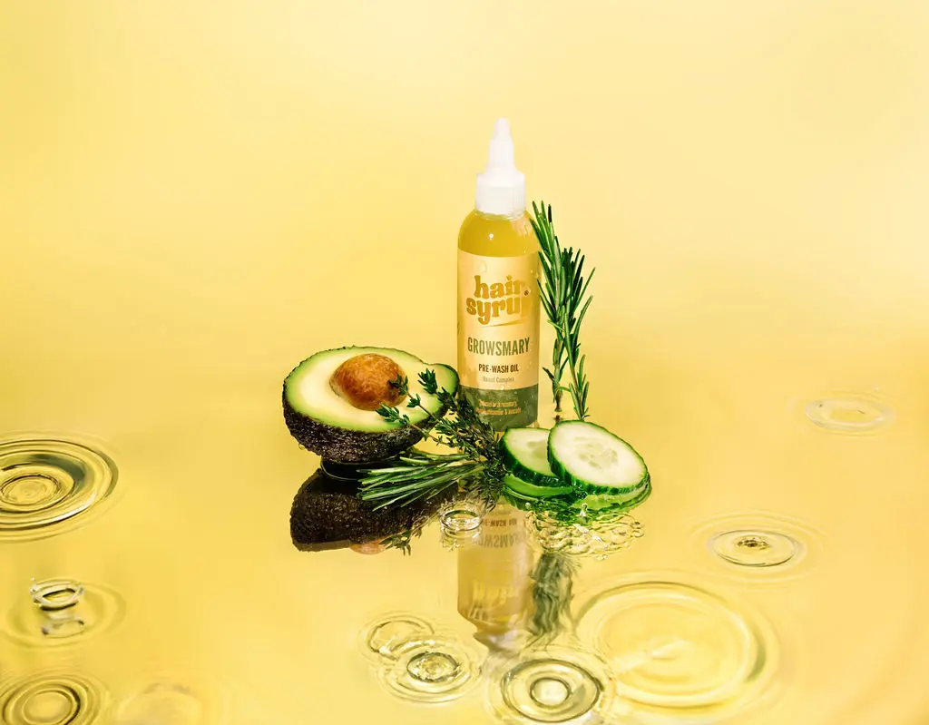 Hair Syrup Rosemary Hair & Scalp Oil "Growsmary" - Pre-Wash Hair Oil Haircare