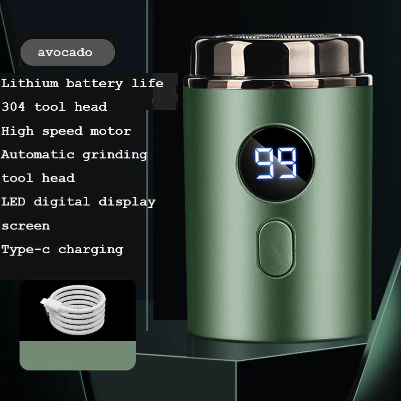 Mini Electric Shaver, Travel Shaver, IPX7 waterproof wireless portable shaver, Type-C rechargeable, home comfort Mini shaver 5