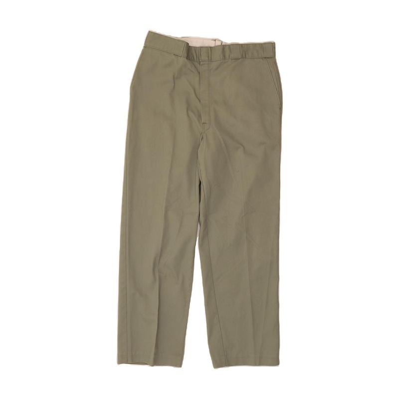Pre-Owned Vintage L.L.BEAN Mens Straight Chino Trousers W36 L29 Green Polyester 1