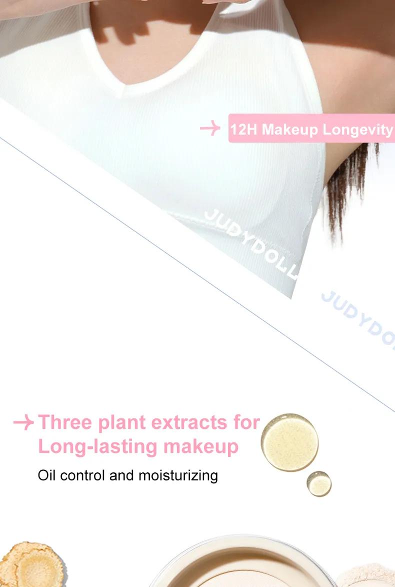 Product Introduction of JUDYDOLL Marathon Setting Powder Loose Focus #01 Nude Long Lasting Breathable Loose Powder Oil Control and Moisturizing 8 Micron Soft-Focus Particles 4