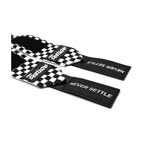 Hustlers Only Weightlifting Wrist Wraps for Wrist Support to Reduce the Wrist Pain 18 Inch Wrist Straps for Powerlifting, Strength Training, and Gym Training Ideal for Men and Women 2