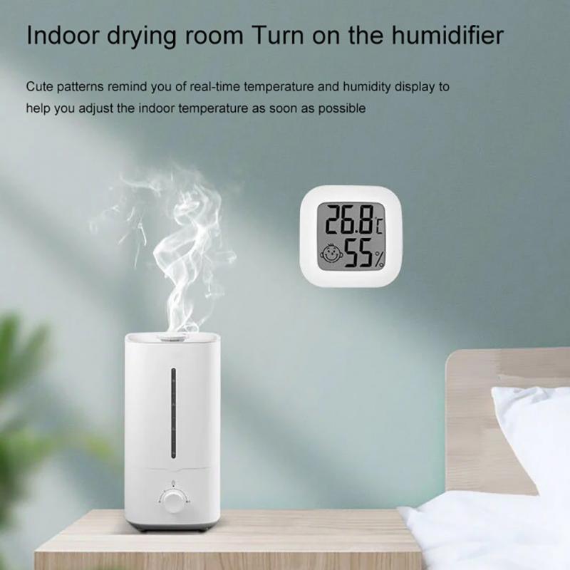 LCD Digital Thermometer Hygrometer Indoor Room Electronic Temperature Humidity Meter Sensor Gauge Weather Station For Home 6