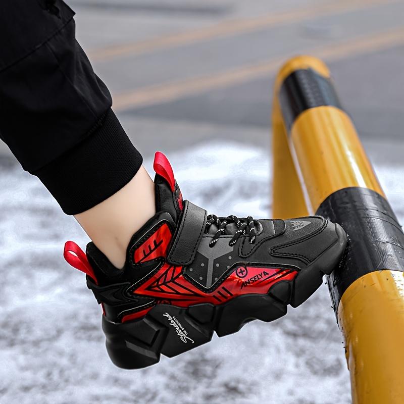 Product Introduction of New Fashionable Boys' Sports Shoes Waterproof, Anti slip, Wear resistant Children'S Running Shoes Outdoor Basketball Shoes Middle and Big Children'S Running Shoes 23