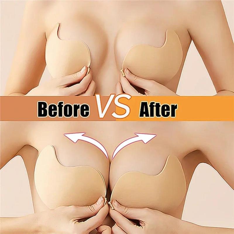 Product Introduction of Invisible Strapless Adhesive Stick Bra Strapless Push Up Bras Women Lingerie Seamless Silicone Nipple Covers Bralette Underwear 12
