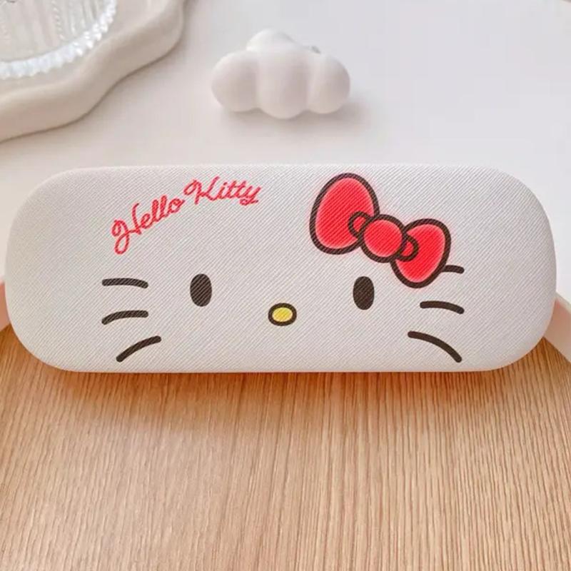 Sanrio Hello Kitty Cinnamoroll Kuromi Glasses Case Myopia Sunglasses / Glasses Storage Box Anime Kawaii Cute Creative Travel Portable Girls 6