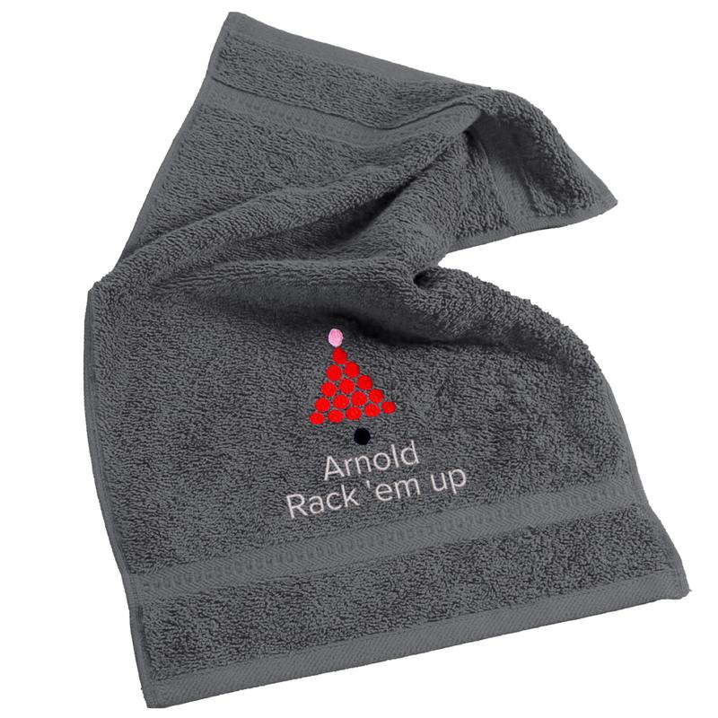 Aztex Personalised Snooker Towel 1