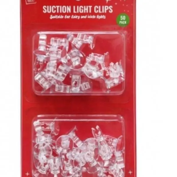 SUCTION LIGHT CLIPS CUP 50PC