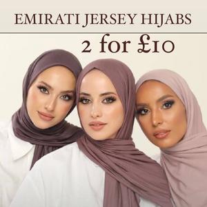 PREMIUM QUALITY DUBAI JERSEY HIJAB SCARF SHAWL STRETCHY MAXI LYCRA WRAP PLAIN