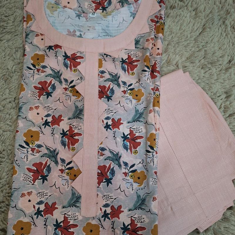 MOCO PRINT 2PC WINTER LINEN COLLECTION. 1