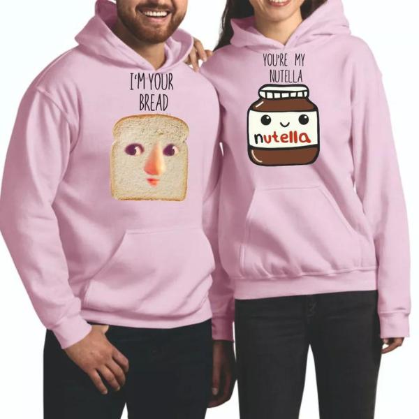 Funny Couple Valentine Hoodie, Graphic Printed Hoodie For Unisex Adult Present 3
