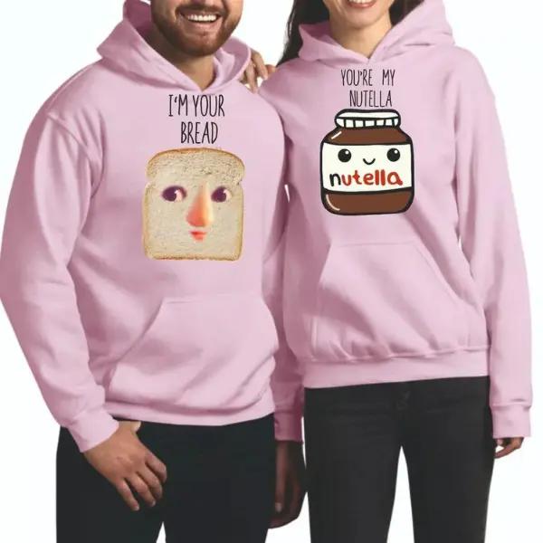 Funny Couple Valentine Hoodie, Graphic Printed Hoodie For Unisex Adult Present 3