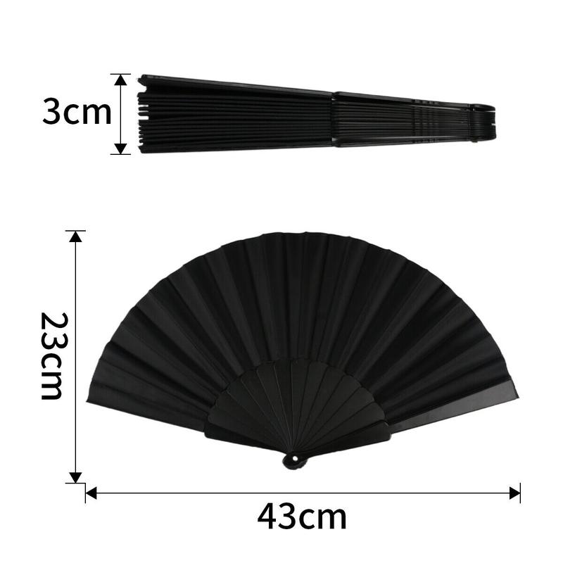 Ladies Folding Hand Held Fan Dances Fan Party Wedding Property / Foldable Chinese Japanese Vintage Colorful Fan / Summer Party Event Favor Birthday Wedding Souvenir Gift / Everyday Use Foldable Handy and Light 4