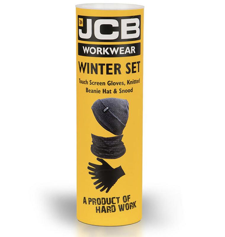 NEW JCB THERMAL WARM WINTER GIFT SET HAT KNIT GLOVES NECK WARMER WORK ACCESSORIES PERFECT CHRISTMAS GIFT 2