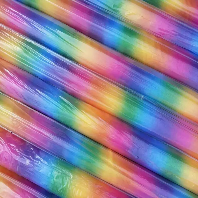 Rainbow Organza Voile Fabric 1