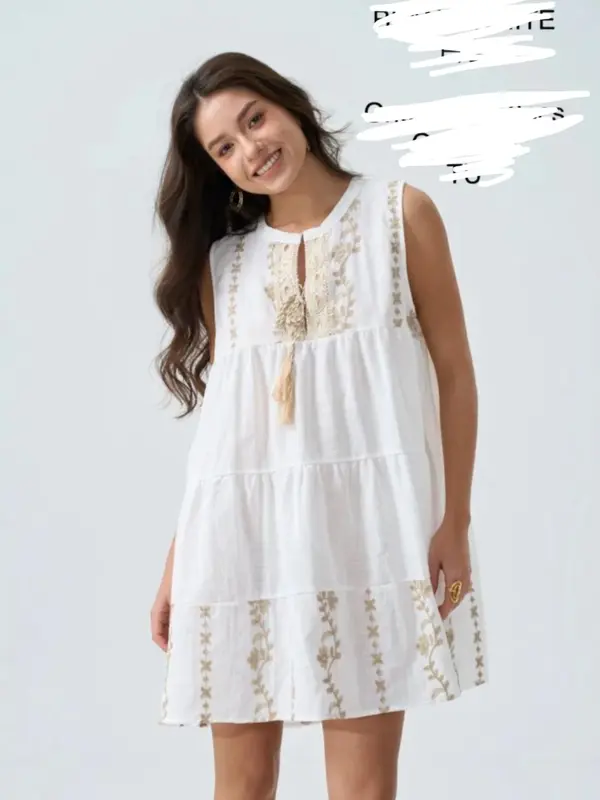 FB LONDON - EMMIE EMBROIDERY DRESS 1