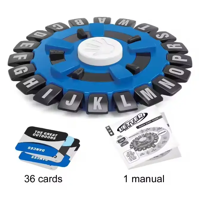 [Worlds Hot Sale] Fast-Paced Crazy Alphabet Game for Family Fun | Blue & Black Color