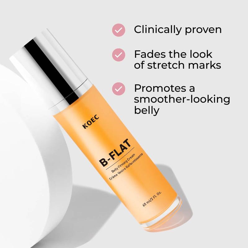 B-FLAT Clinically Proven Belly Firming Cream for Stretch Marks And Loose Skin - With Avocado Extract 1