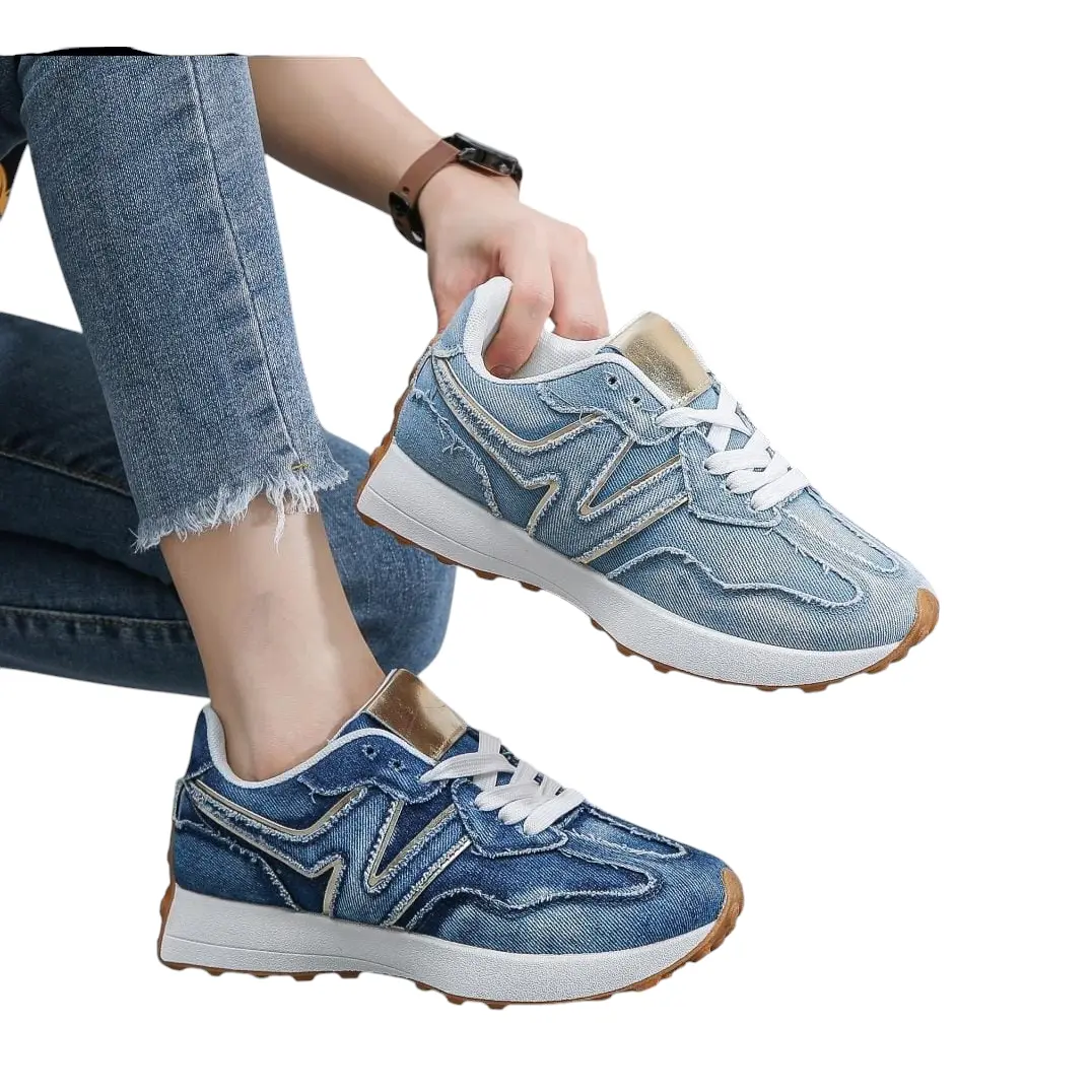 Darcy Denim Trainers (choose your Colour & Size)
