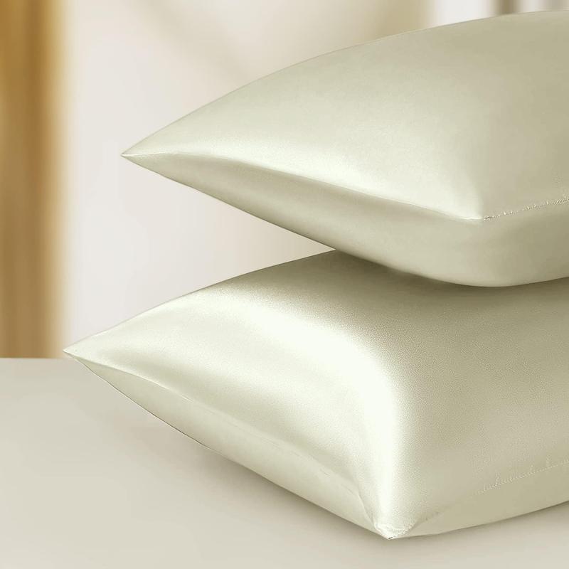 Pillowcases Pack of 2 - 22 Different Colours Polycotton Silk Easy Bed Pillow Cover - Cool and Comfortable Pillow Case - Percale Soft Pair of Pillows - 2 Pack Pillowcases Ultra Soft Comfy Premium Quality Plain Pillow Case Cover For Bedroom Pillowcases Pair 6