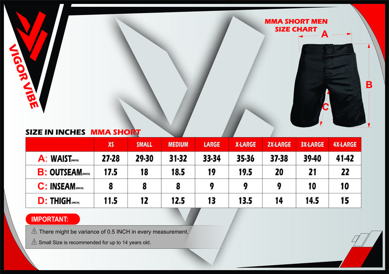 Product Introduction of Vigor Vibe Mens MMA Shorts Dragon Fire-05 2