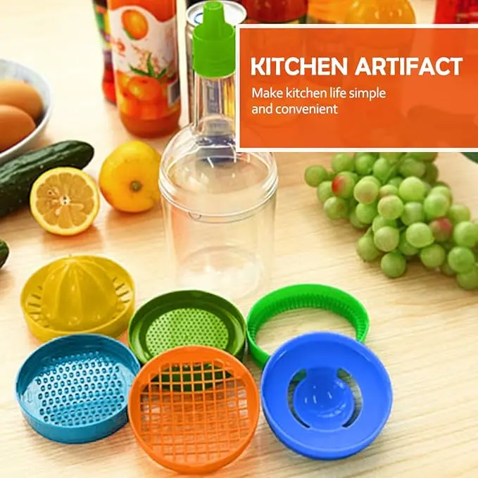 Multipurpose Function Kitchen Tool Bottle 8 In 1, Kitchen Cooking Tools Kitchen Gadget Compact Utensils Egg Fruit 4