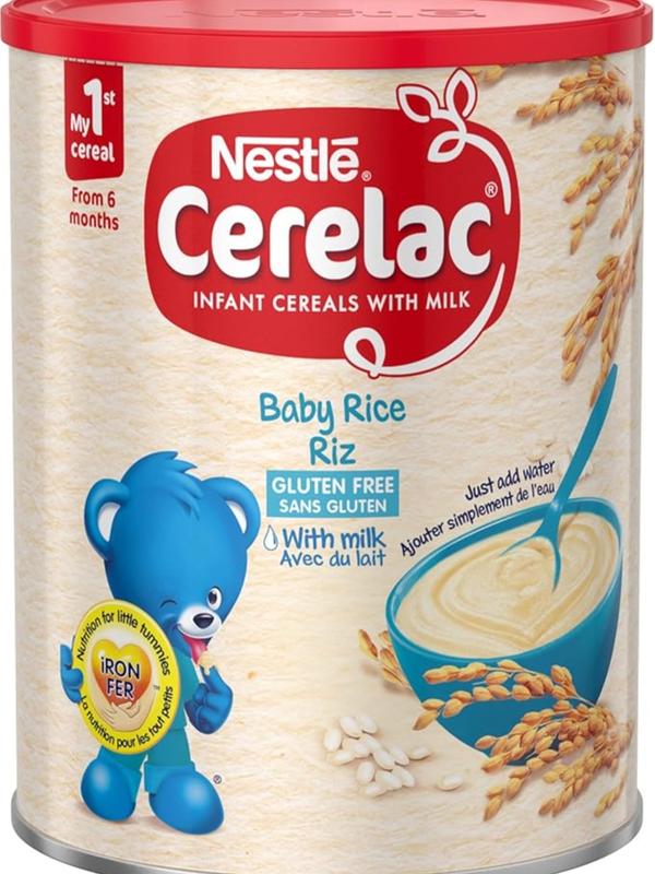 Nestle Cerelac Rice with Milk Infant Cereal, 6 months+, 400 g (Pack of 2) 2