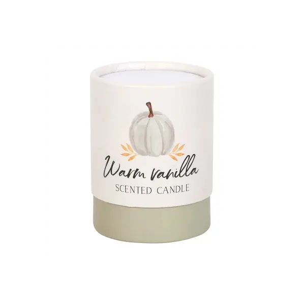 Warm Vanilla Candle for Home Decor and Freshening Gift Glass scented  candle Autumn Cozy 1