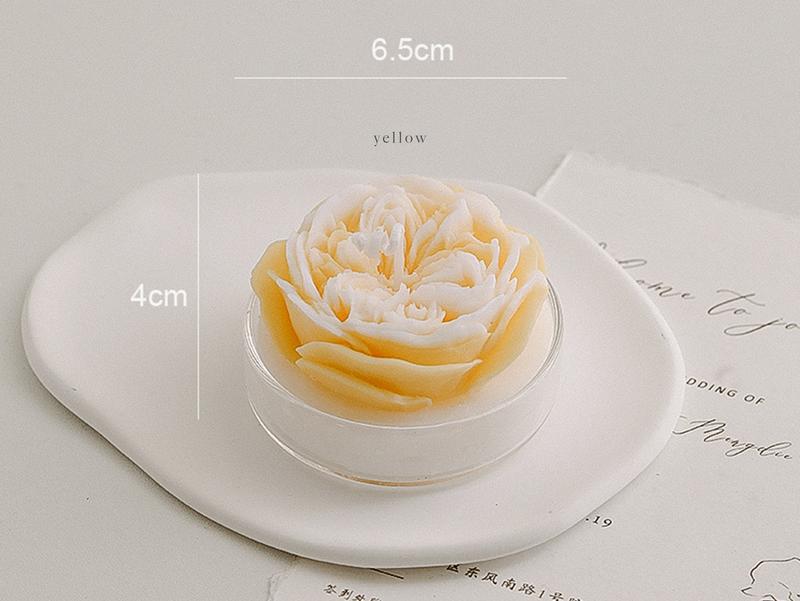 Austin Rose Candle, Scented Candles, Handmade Candles, Soy Wax Candle, Wedding Favour, Flower Candle, Birthday Gift, Mother's Day Gift 7