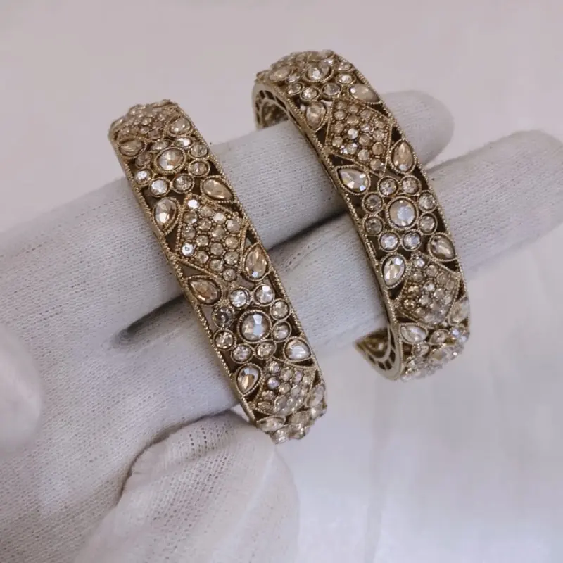 Kundan Bangles code ABG96