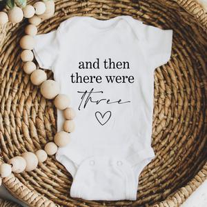 & Then There Were Three Baby Vest