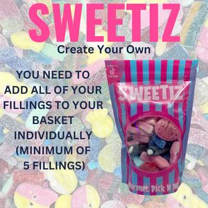 Custom Sweets Pick N Mix PART 1 (ADD A MINIMUM OF 5 FILLINGS TO YOUR BASKET) All fillings will be mixed in the same bag! YOU pick WE mix!