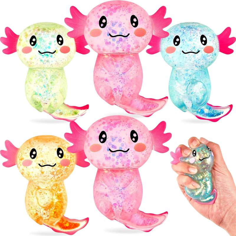 Sensory Fidget Stress Relief Sugar Filled Axolotls 1 sold Separately 0