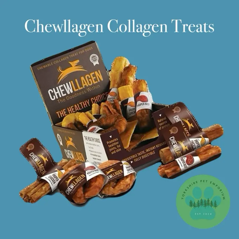 Chewllagen Collagen Treat Rolls For Dogs - Promotes Healthier joints, Fur & Skin -