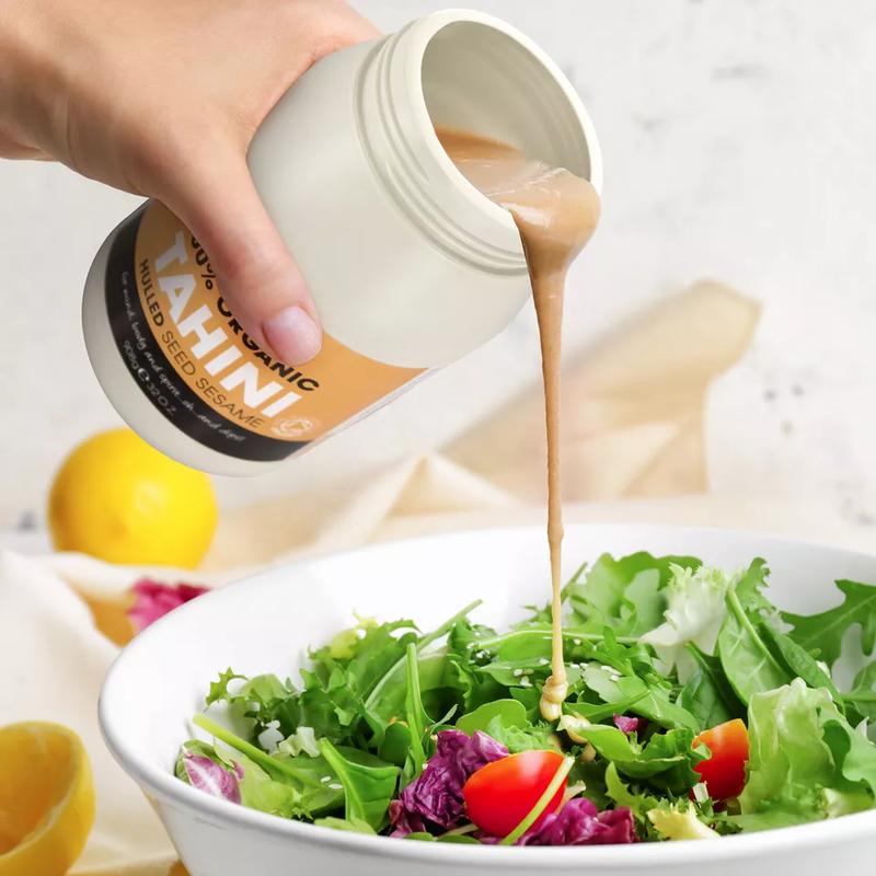 100% Organic Tahini Paste 908g Natural Vegetarian Kosher Vegan Non-GMO 2